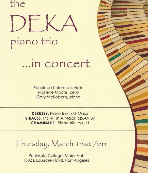 Post for The Deka Piano Trio concert